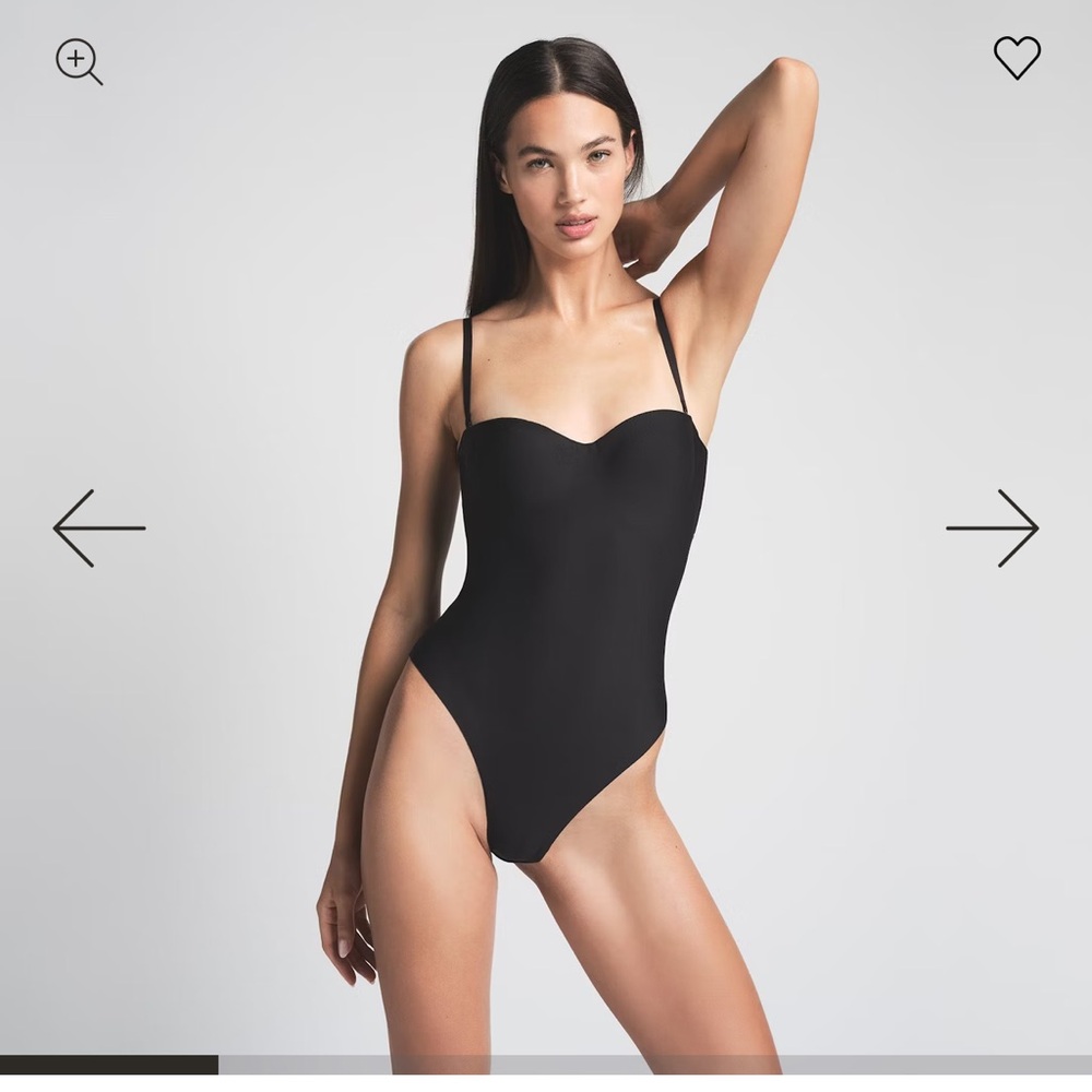 SKIMS Black Bodysuit